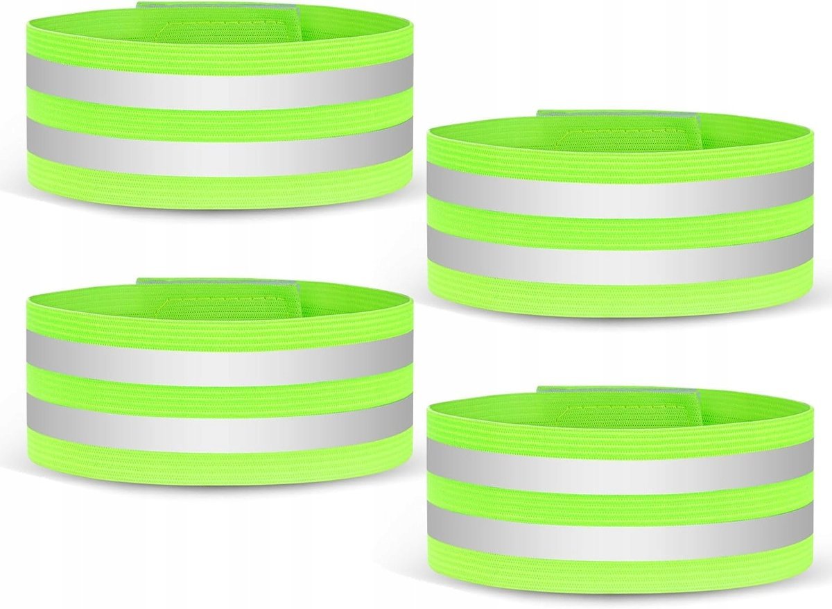 BRANSOLETKA ODBLASKOWA WYSOKIEJ WIDOCZNOŚCI REGULOWANA OPASKA 35×5