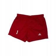Spodenki męskie - Spodenki czerwone szorty męskie siatka ADIDAS L - miniaturka - grafika 1
