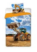 Pościel dla dzieci - Pościel młodzieżowa koparka kopara 140x200 turbo - miniaturka - grafika 1