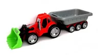 Samochody i pojazdy dla dzieci - Spychacz XXL z przyczepą - miniaturka - grafika 1