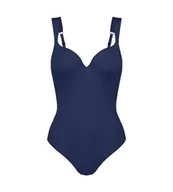 Stroje kąpielowe - Triumph Damski kostium kąpielowy Summer Glow OWP sd, True Navy, 46E, Granatowy (True Navy) - miniaturka - grafika 1