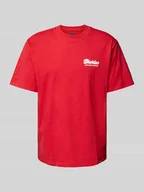 Koszulki męskie - T-shirt z nadrukiem z logo - miniaturka - grafika 1