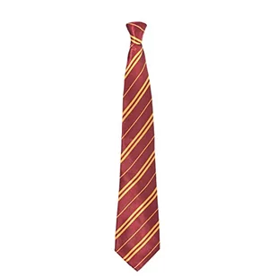 Amscan 9912523 - krawat Gryffindor z Harry Potter, czerwono-żółty, Hogwarts, akcesoria - Krawaty i muchy męskie - miniaturka - grafika 1