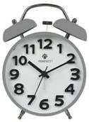 Zegary - Budzik Perfect TBD11502 szary głośny alarm cichy mechanizm . - miniaturka - grafika 1