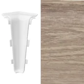 Listwy przypodłogowe - Arbiton Narożnik wewnętrzny do listwy MACK (1 sztuka) dąb edmonton - miniaturka - grafika 1