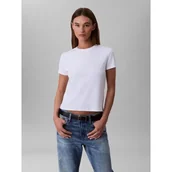 Koszulki i topy damskie - Calvin Klein T-shirt Slim Fit - miniaturka - grafika 1