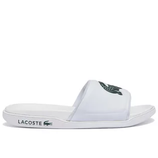 Buty sportowe męskie - Klapki Lacoste Croco Dualist 743CMA0020-1R5 - białe - grafika 1
