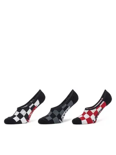 Vans Zestaw 3 par stopek męskich Classic No Show VN000F10 Kolorowy - Skarpetki męskie - miniaturka - grafika 1