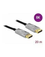 Kable komputerowe i do monitorów - Delock KABEL DISPLAYPORT 1.4 DP 8K OPTYCZNY AKTYWNY 20M 85887 - miniaturka - grafika 1
