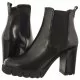 Botki damskie - Botki Czarne 1-25457-41 001 Black (TM458-a) Tamaris - miniaturka - grafika 1