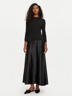 Imperial Sukienka codzienna AFBFIMU Czarny Regular Fit - Sukienki - miniaturka - grafika 1