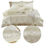 Pościel - Pościel 220 x 200 5cz Atłasowa Haftowana AT005 - miniaturka - grafika 1