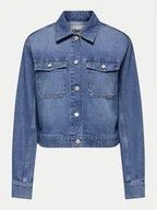 Kurtki damskie - ONLY Kurtka jeansowa Lumi 15339977 Niebieski Regular Fit - miniaturka - grafika 1