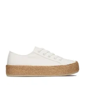 Espadryle damskie - Espadryle JENNY CEO-WS19130-3 Biały - miniaturka - grafika 1