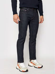 TOMMY HILFIGER Jeansy Denton MW0MW15578 Granatowy Straight Leg - Spodnie męskie - miniaturka - grafika 1