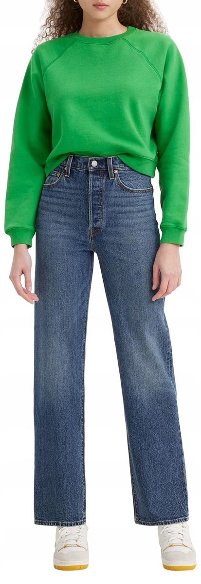 LEVI'S JEANSY WYSOKI STAN PROSTE DŻINSY Z BAWEŁNY KLASYCZNE 32/32 7CA