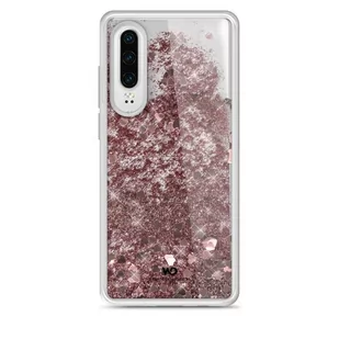 Hama White Diamonds Sparkle Case Huawei P30 Różowo-Złoty Serca - Etui i futerały do telefonów - miniaturka - grafika 1