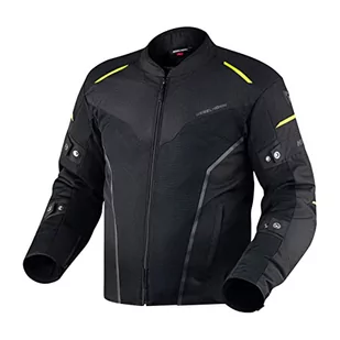 REBELHORN Hiflow IV kurtka motocyklowa dla mężczyzn, membrana Humax, ochrona łokci i ramion, odpinane kieszenie wentylacyjne, elementy odblaskowe - Odzież motocyklowa - miniaturka - grafika 1