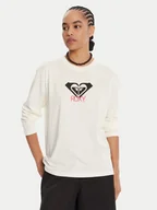Bluzki damskie - Roxy Bluzka Hangloose Art Ls ERJZT06035 Écru Regular Fit - miniaturka - grafika 1