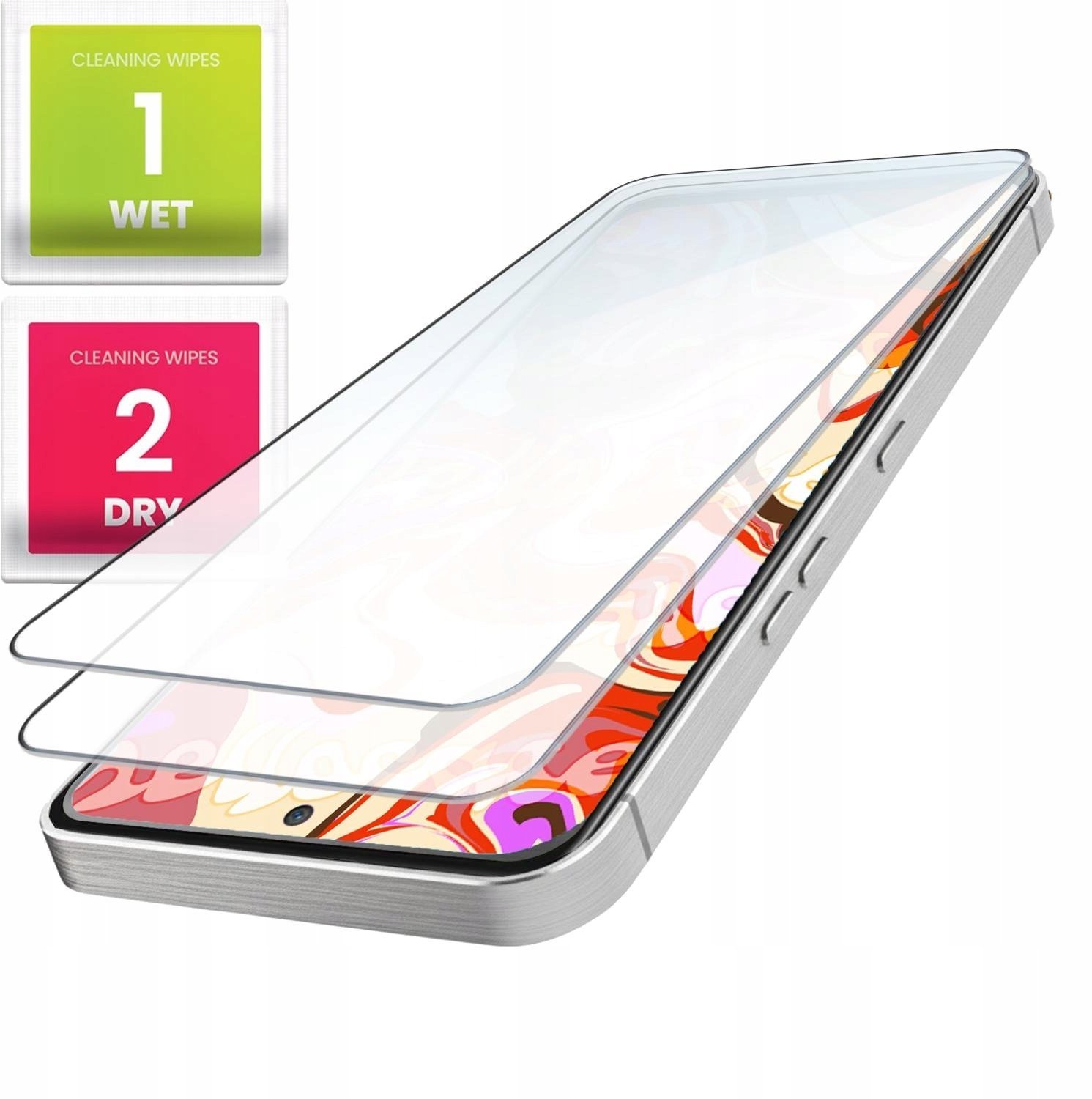 Hello Case 2-PAK Szkło Hartowane Do Realme 14 Pro Plus / 14 Pro Płaskie, 2.5D, 9H