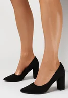 Czółenka - Czarne Czółenka Anteris - miniaturka - grafika 1