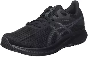 ASICS Damskie trampki Patriot 13, czarne nosidełko, szare, 4 UK, Czarny uchwyt szary, 37 EU - Trampki damskie - miniaturka - grafika 1