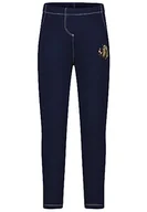 Legginsy - SALT AND PEPPER Dziewczęce dziewczęce legginsy Horse Emb Appl, Granatowy (True Navy), 140 cm - miniaturka - grafika 1