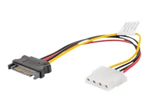 Lanberg Molex - SATA, 0.15m, Wielokolorowy CA-SAHD-10CU-0015 - Kable komputerowe i do monitorów - miniaturka - grafika 2