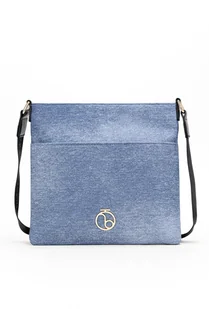Minimalistyczna listonoszka Nobo denim - Torebki damskie - miniaturka - grafika 1