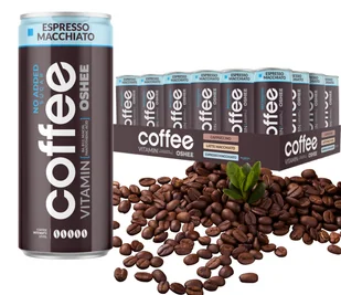 24x OSHEE Vitamin Coffee Espresso Macchiato 250 ml - Soki i napoje niegazowane - miniaturka - grafika 1