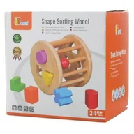 Sortery dla dzieci - VIGA Drewniany Sorter Kształtów Walec 54123 - miniaturka - grafika 1