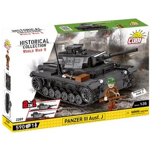 COBI 2289 CZOŁG PANZER III AUSF.J WOJSKOWY 2W1 - Klocki - miniaturka - grafika 1