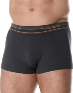 Brubeck BX10870 Bokserki męskie ACTIVE WOOL grafitowy XL - Majtki męskie - miniaturka - grafika 1