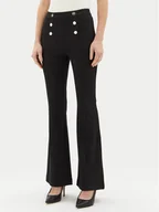 Spodnie damskie - Motivi Spodnie materiałowe P040Q003468N Czarny Flare Fit - miniaturka - grafika 1