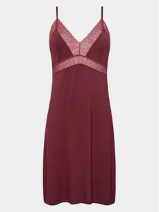 Femilet by Chantelle Koszula nocna Jazz FNA540 Bordowy Regular Fit - Piżamy damskie - miniaturka - grafika 1