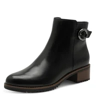 Kozaki damskie - Marco Tozzi Damskie 2-25377-45 modne kozaki, czarne, 38 EU, czarny, 38 EU - miniaturka - grafika 1