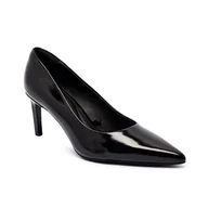 Czółenka - Calvin Klein Skórzane szpilki - miniaturka - grafika 1