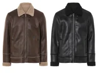 Kurtki męskie - LIVERGY® Kurtka męska w stylu ramoneski, z kożuchem - miniaturka - grafika 1