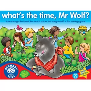 Bigjigs Toys, gra dla dzieci, Która godzina, Panie Wilku?, wersja English - Gry planszowe - miniaturka - grafika 1