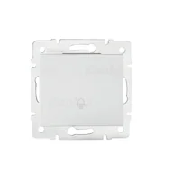 Wyłączniki światła i elektryczne - Kanlux Łącznik zwierny &quot;dzwonek&quot; LOGI 02-1030-102 bi 25071 - miniaturka - grafika 1