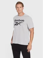 Koszulki sportowe męskie - Reebok Koszulka techniczna Workout Ready HL4289 Szary Regular Fit - miniaturka - grafika 1