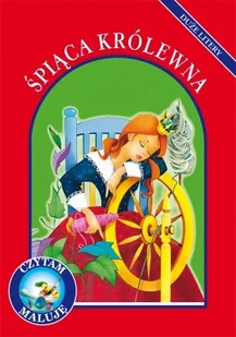 Olesiejuk Sp. z o.o. Anna i Lech Stefaniakowie (ilustr.) Śpiąca Królewna. Czytam, maluję. Duże litery - Książki edukacyjne - miniaturka - grafika 1