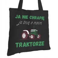 Torby i wózki na zakupy - Torba Bawełniana dla Hydraulika Czarna Na Prezent ekologiczna Trwały Nadruk - miniaturka - grafika 1