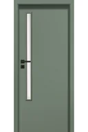 Drzwi wewnętrzne - Pol-Skone Dzwi Wewnętrzne Z Szybą Haptic 05 651 Verde - miniaturka - grafika 1