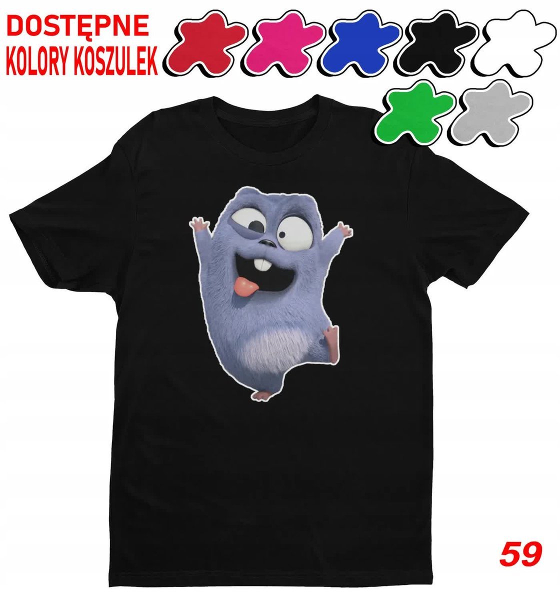 Dziecięca Koszulka Z Nadrukiem Duży Wybór Lemingi Grizzly -L 146-152