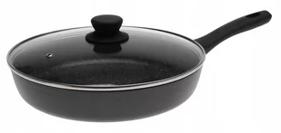 PATELNIA GRANITOWA 28cm Greblon Z POKRYWKĄ INDUKCJA Gaz 2404 - Patelnie PATELNIA GRANITOWA 28cm Greblon Z POKRYWKĄ INDUKCJA Gaz 2404 - Patelnie - miniaturka - grafika 1
