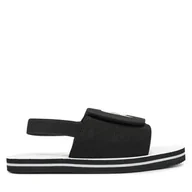 Buty dla dziewczynek - Sandały Karl Lagerfeld Kids Z30384 S Czarny - miniaturka - grafika 1