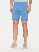 Spodenki męskie - Blend Szorty materiałowe 20717939 Niebieski Regular Fit - miniaturka - grafika 1