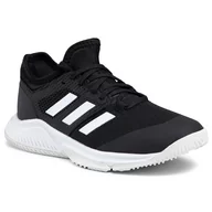 Buty sportowe damskie - Adidas Buty Court Team Bounce W FX1804 Cblack/Ftwwht/Silvmt - miniaturka - grafika 1