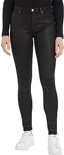 Tommy Hilfiger Damskie spodnie jeansowe Th Flex Como Skinny Rw CTD Blk, Czarna powłoka, 27W / 30L - Spodnie damskie - miniaturka - grafika 1